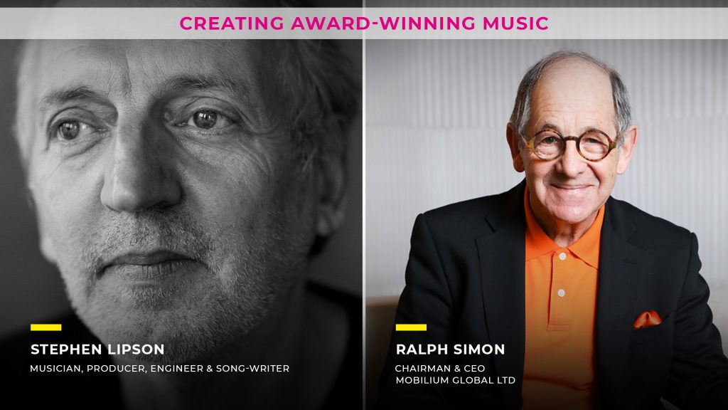 Creating award winning music, Stephen Lipson, Ralph Simon, 3rd Session- All about Music