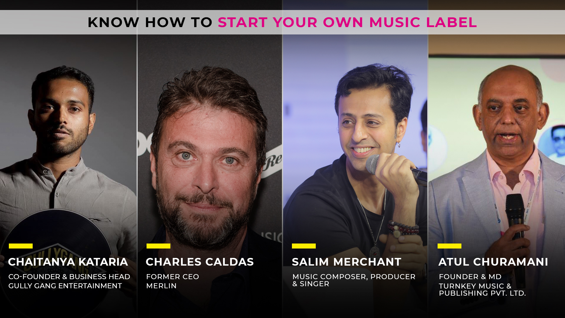 Create your own label, Brand, Discussion with singer Salim Marchant